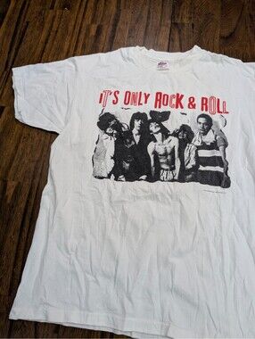 Rolling Stones Its Only Rock N Roll Band Tee Anvil Large